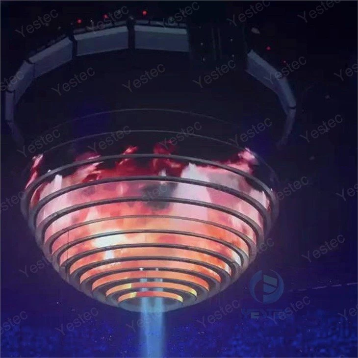 LED outdoor curved